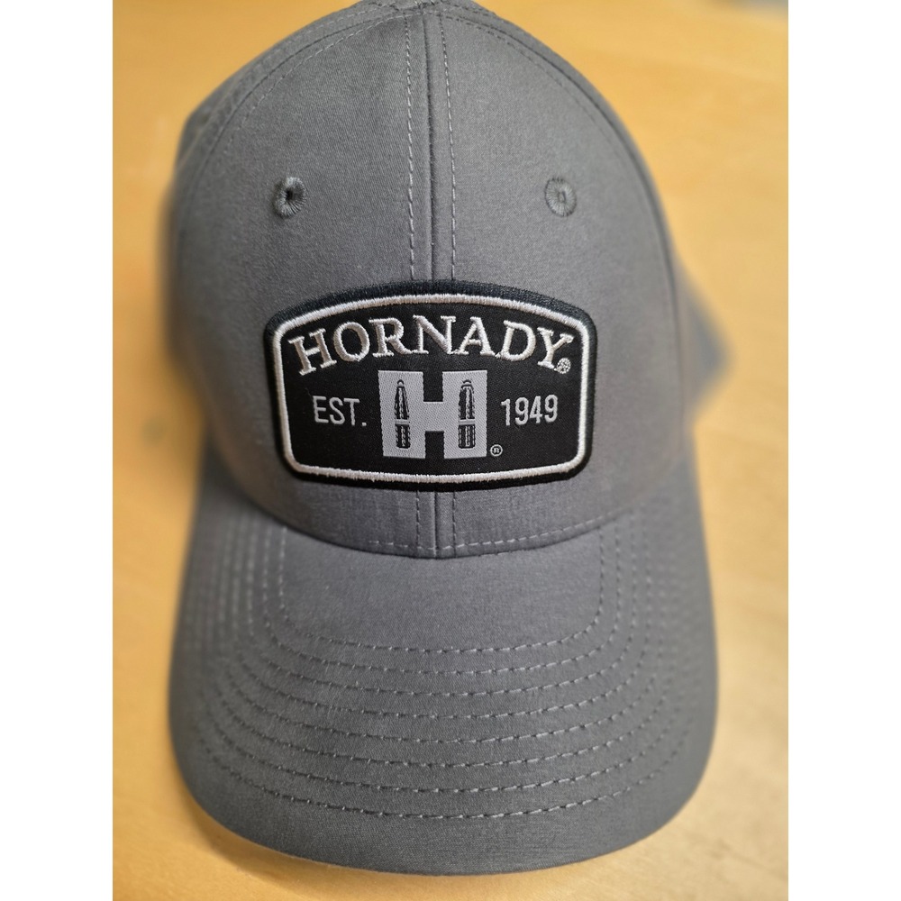 Hornady Est 1949 Gray Patch Logo Snapback Baseball Cap Hat 99233 New